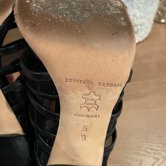 Loeffler Randall black strappy sandal - Picture 4 of 5